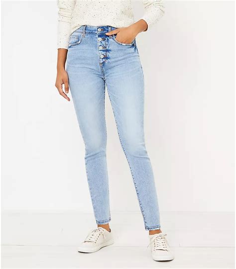 high waisted jeans loft